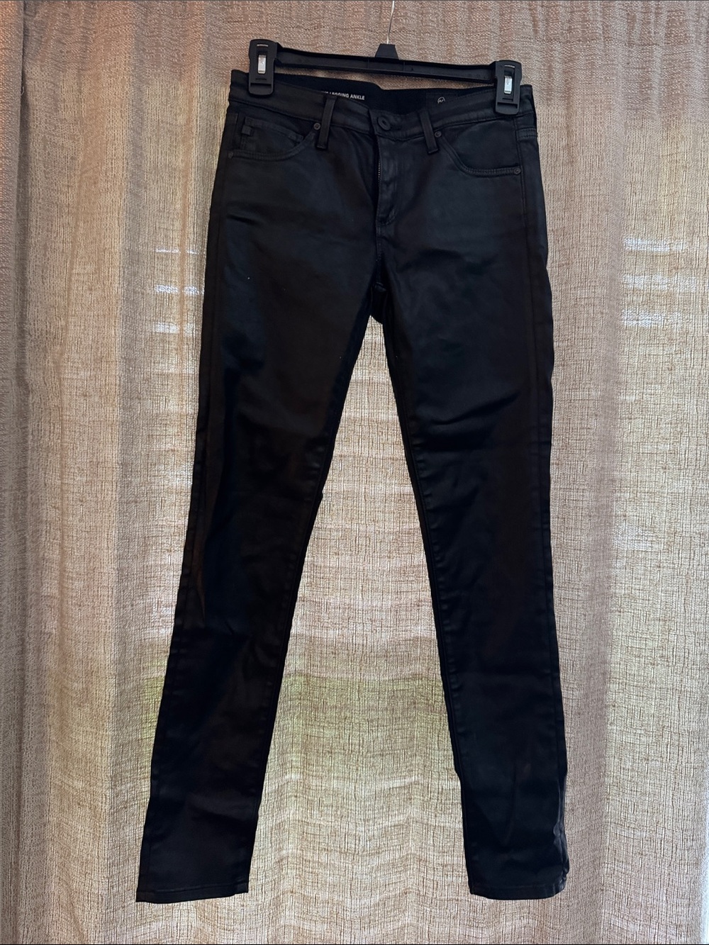 Ag Adriano Goldschmied Black Skinny Jeans - Slim Fit